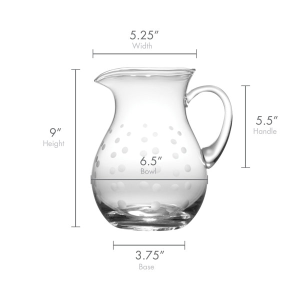 Mikasa Cheers Glass Beverage Pitcher, 3.25Quart & Reviews Wayfair